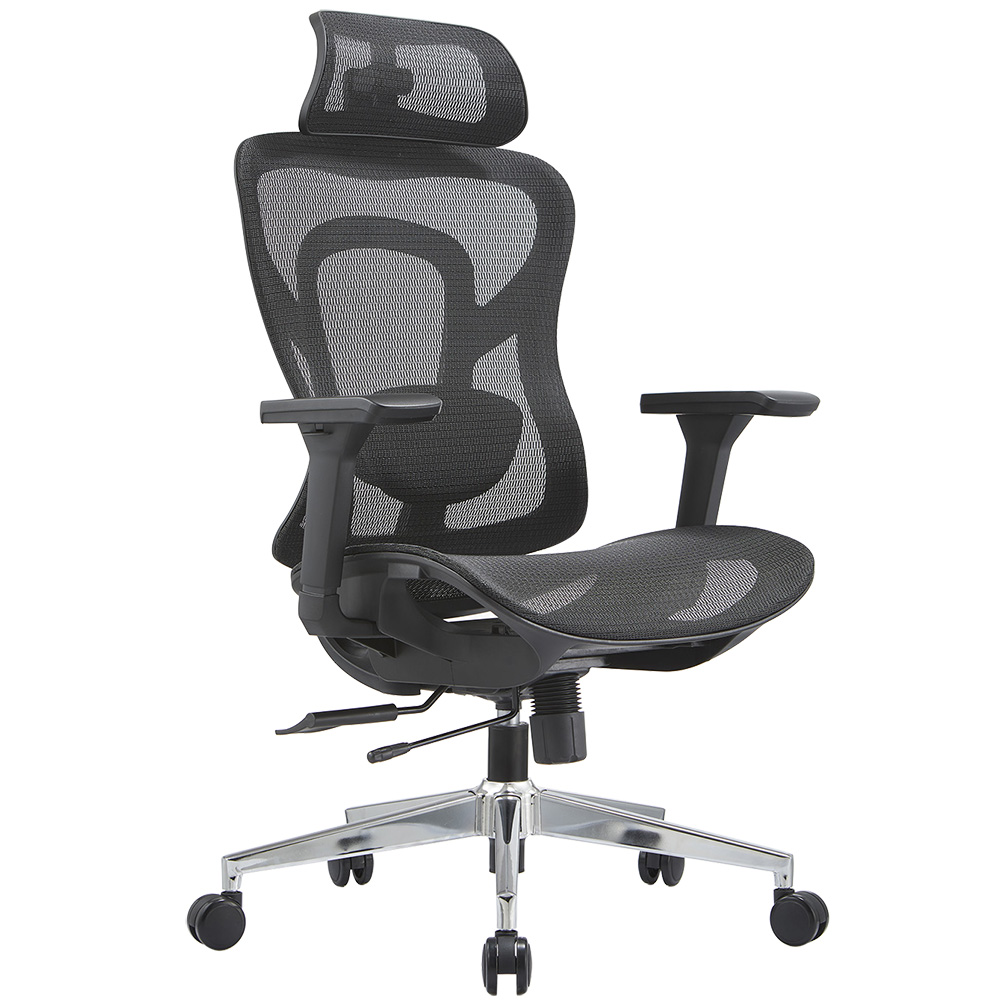 進(jìn)口網(wǎng)布全網(wǎng)時(shí)尚透氣辦公躺椅T2369AW灰色