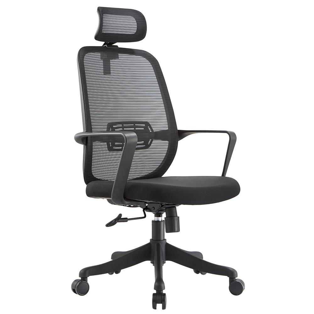 2208A黑色網(wǎng)布職員椅