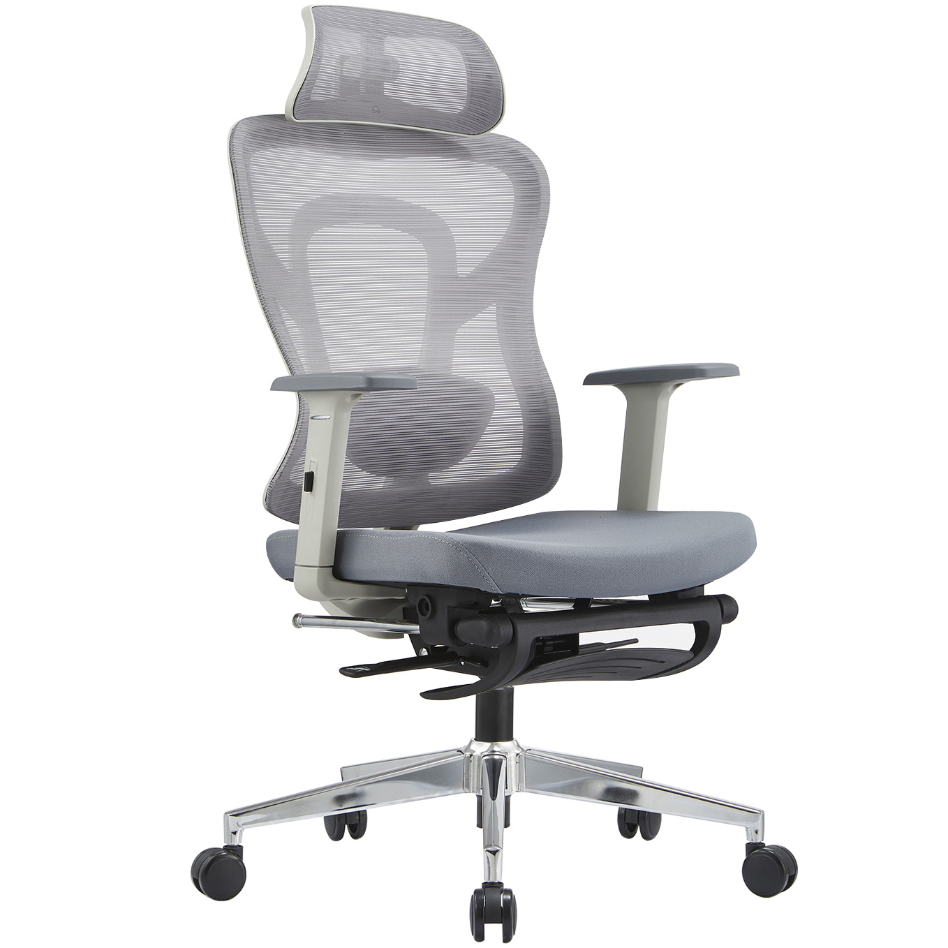 T2369灰色辦公躺椅