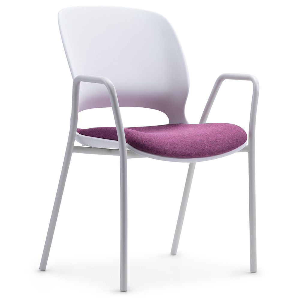 K21P白框帶寫字板培訓(xùn)椅