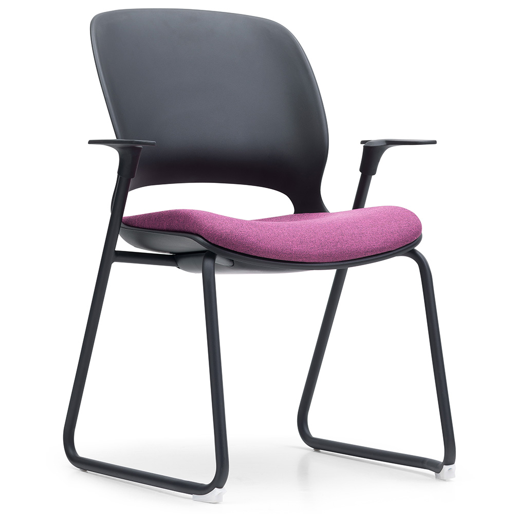 K21P白框帶寫字板培訓(xùn)椅