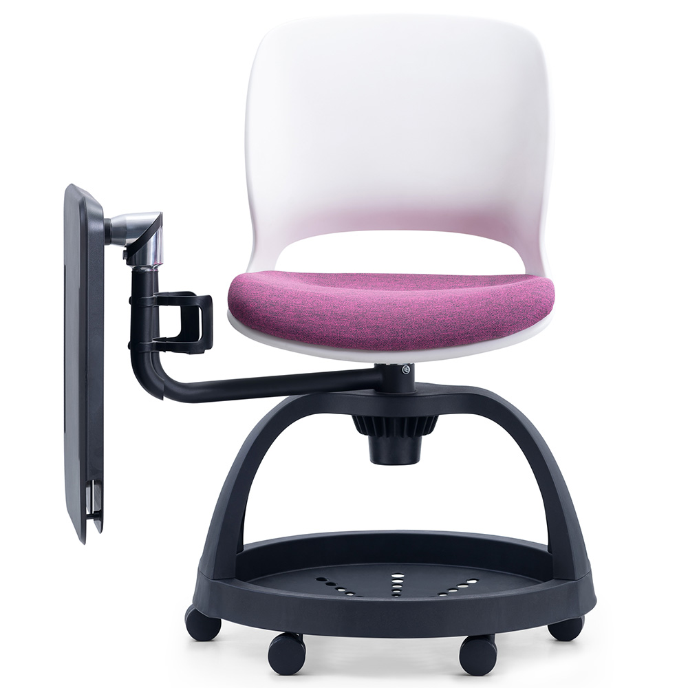 K21P白框帶寫字板培訓(xùn)椅