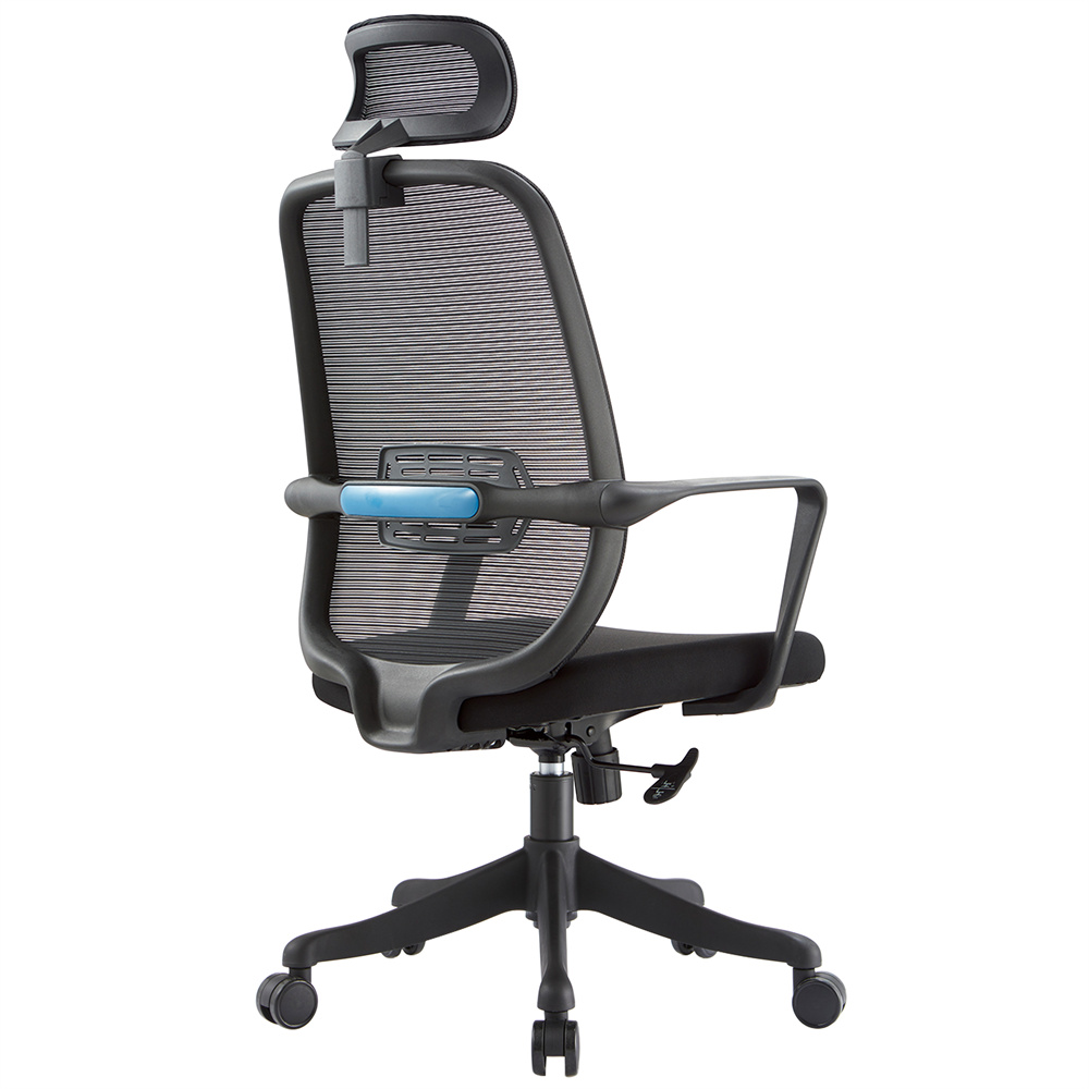 2208A黑色網(wǎng)布職員椅