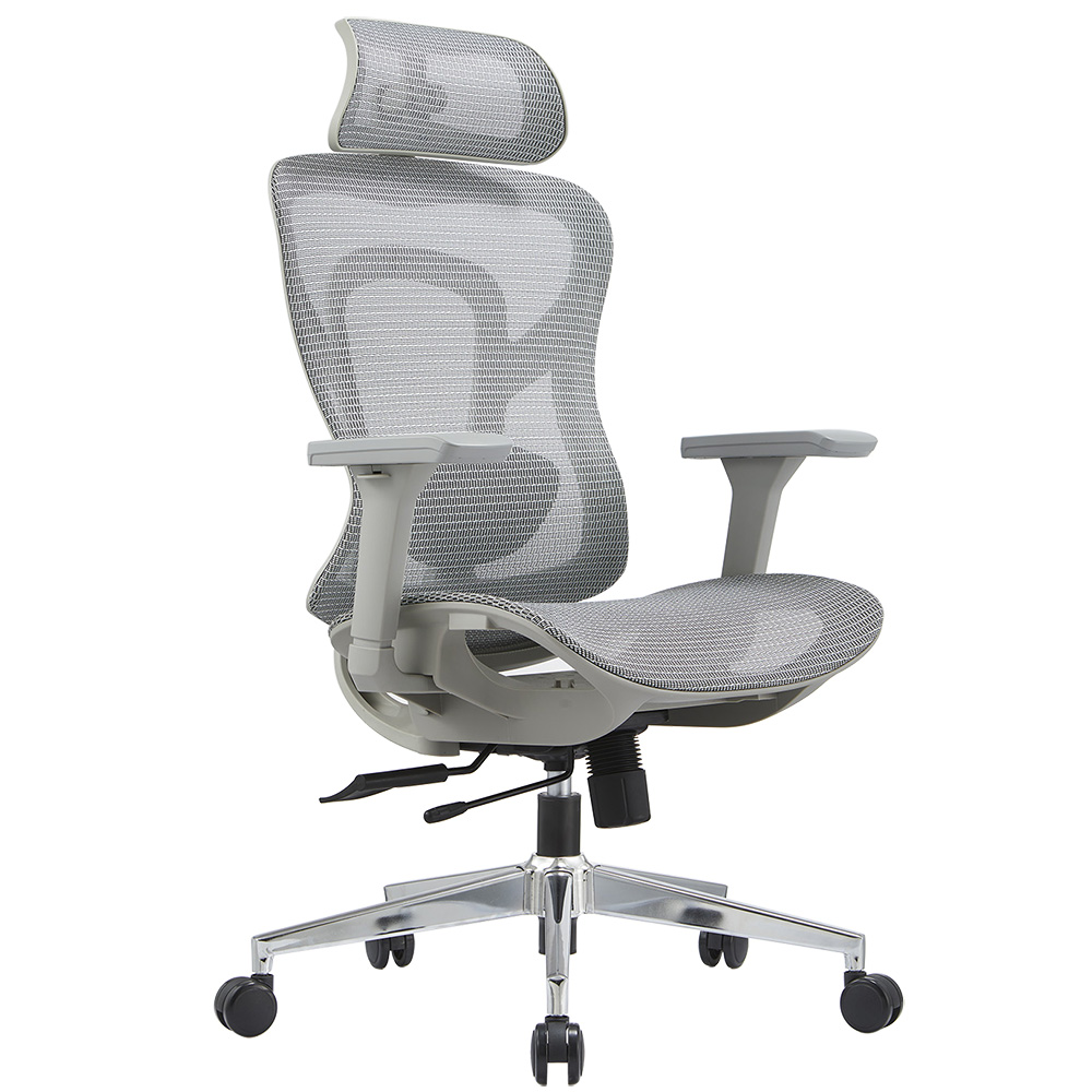 進(jìn)口網(wǎng)布全網(wǎng)時(shí)尚透氣辦公躺椅T2369AW灰色